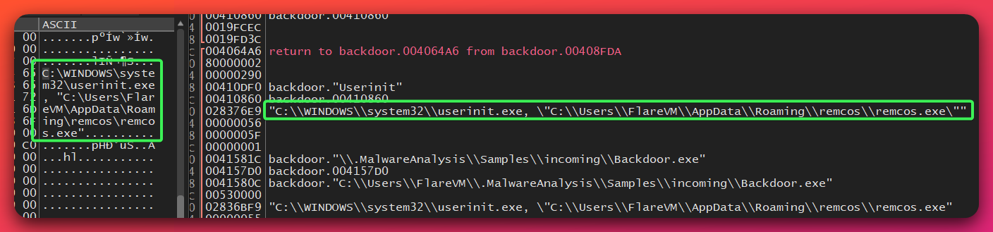 Userinit Hijack