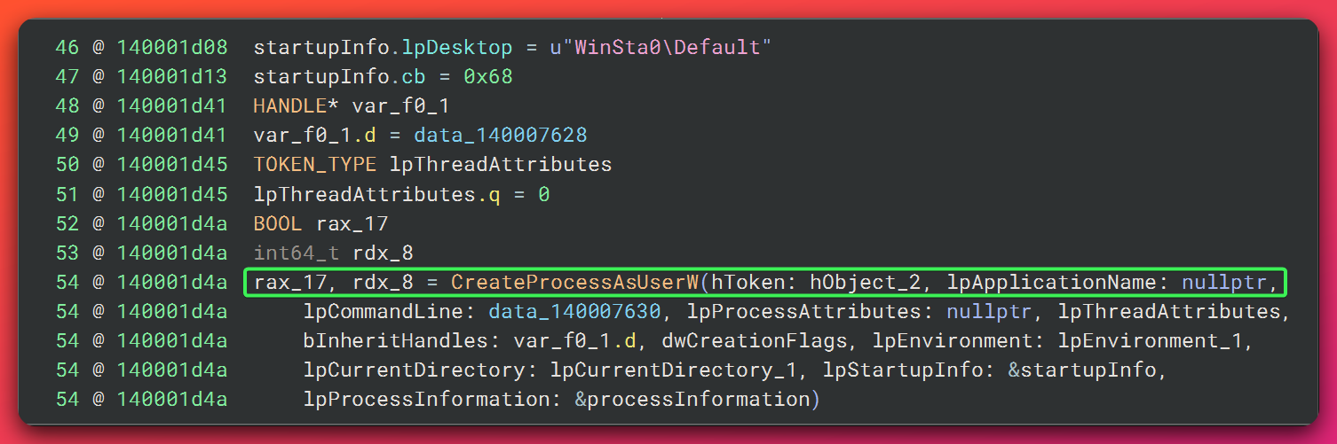 Payload Execution With Token